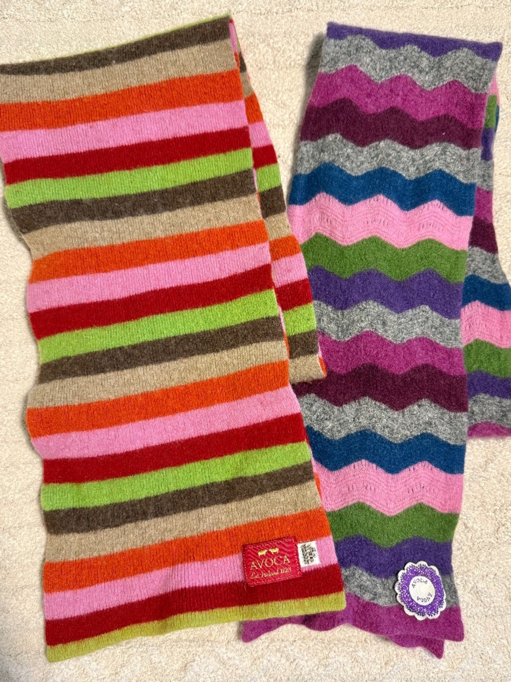 Avoca Wool Scarves - Set of Two